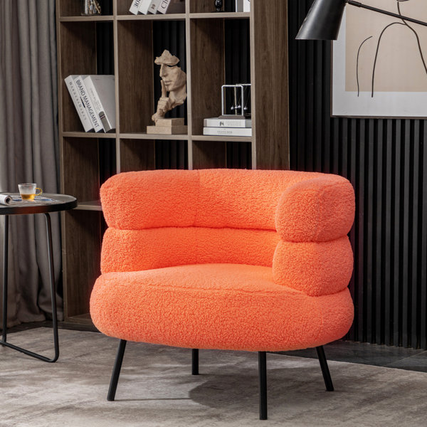 Comfy discount orange chair